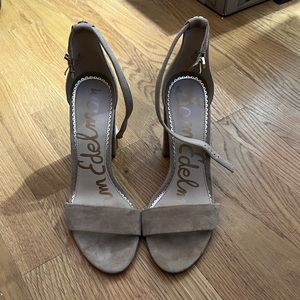 Sam Edelman Tan Block Heels